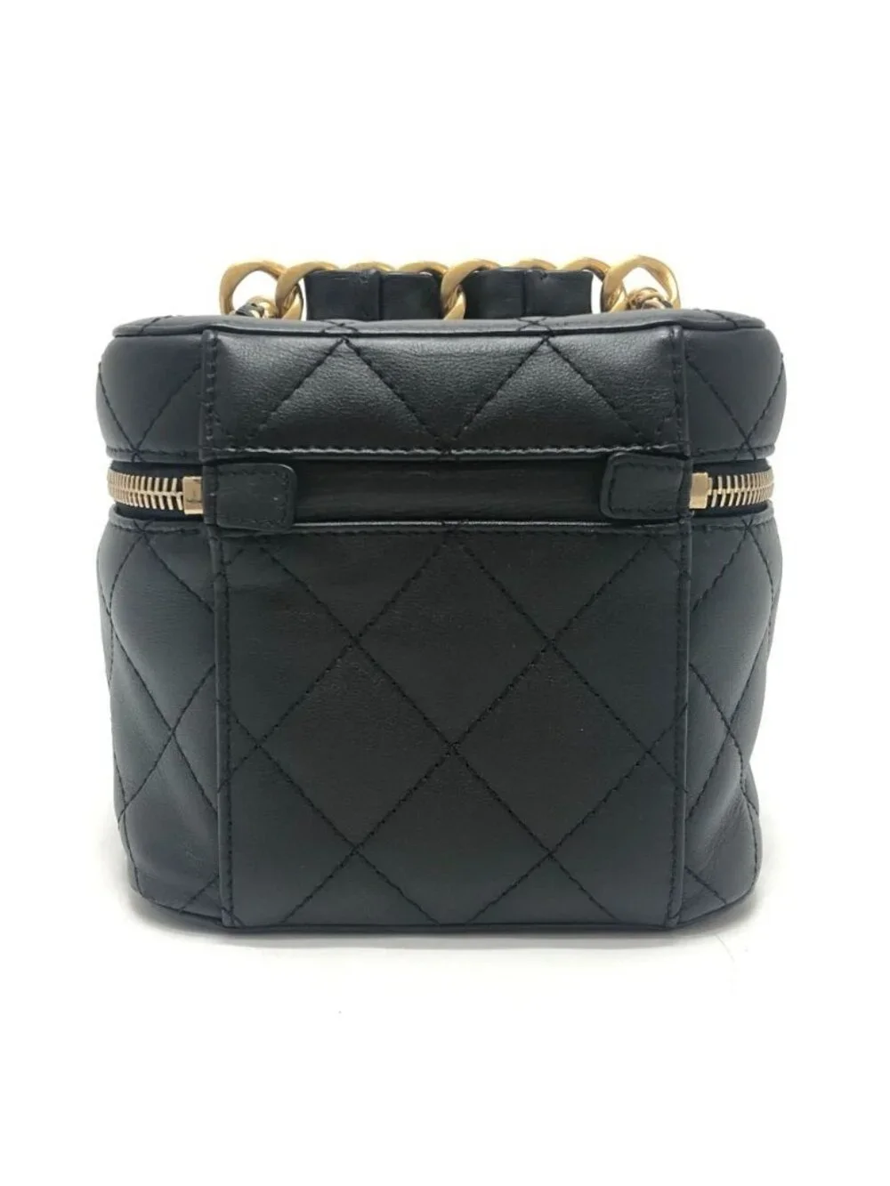 Chanel Shoulder Bag CC Logo Lambskin Black